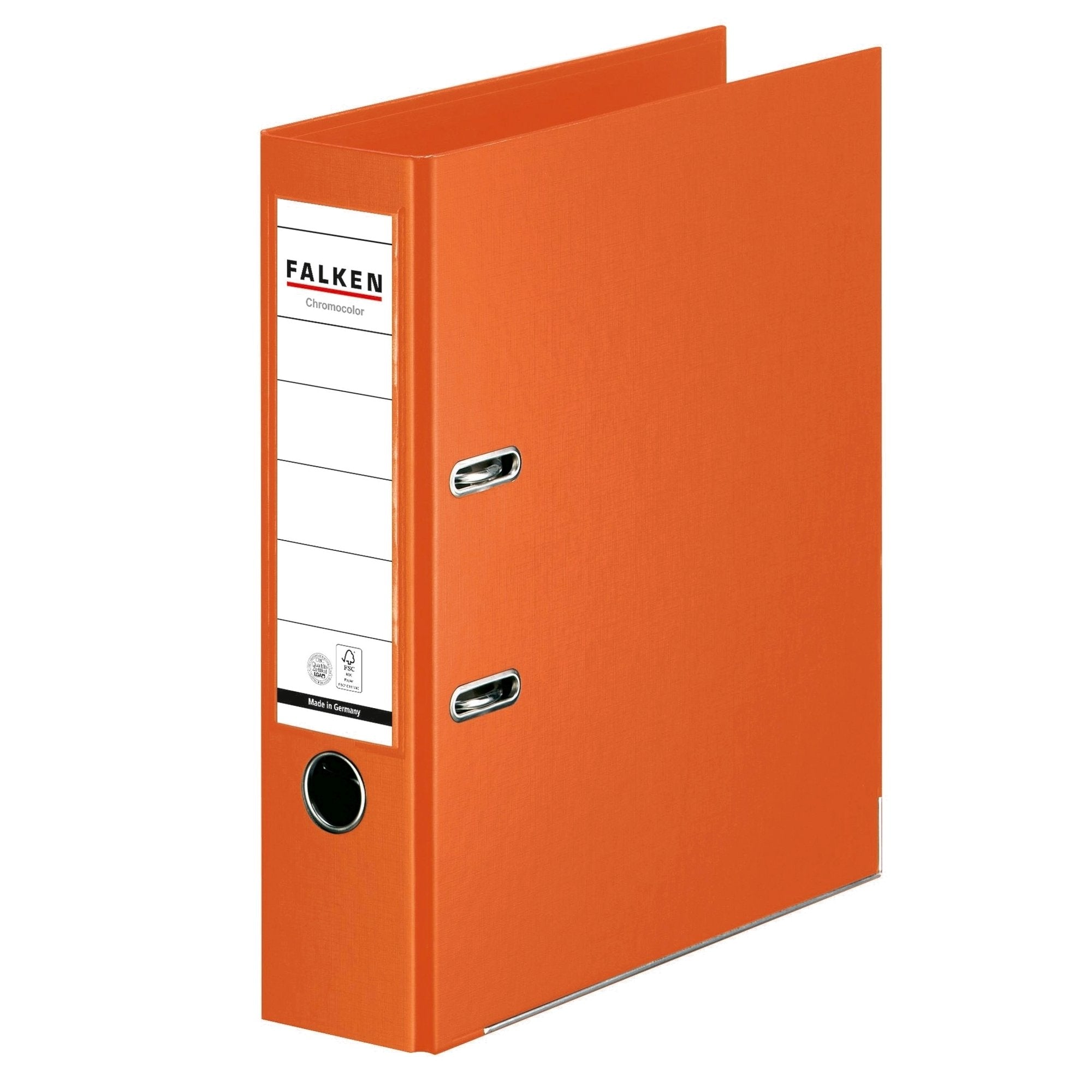 Biblioraft Falken Chromocolor, 80 mm, portocaliu Biblioraft Falken Chromocolor, 80 mm, portocaliu